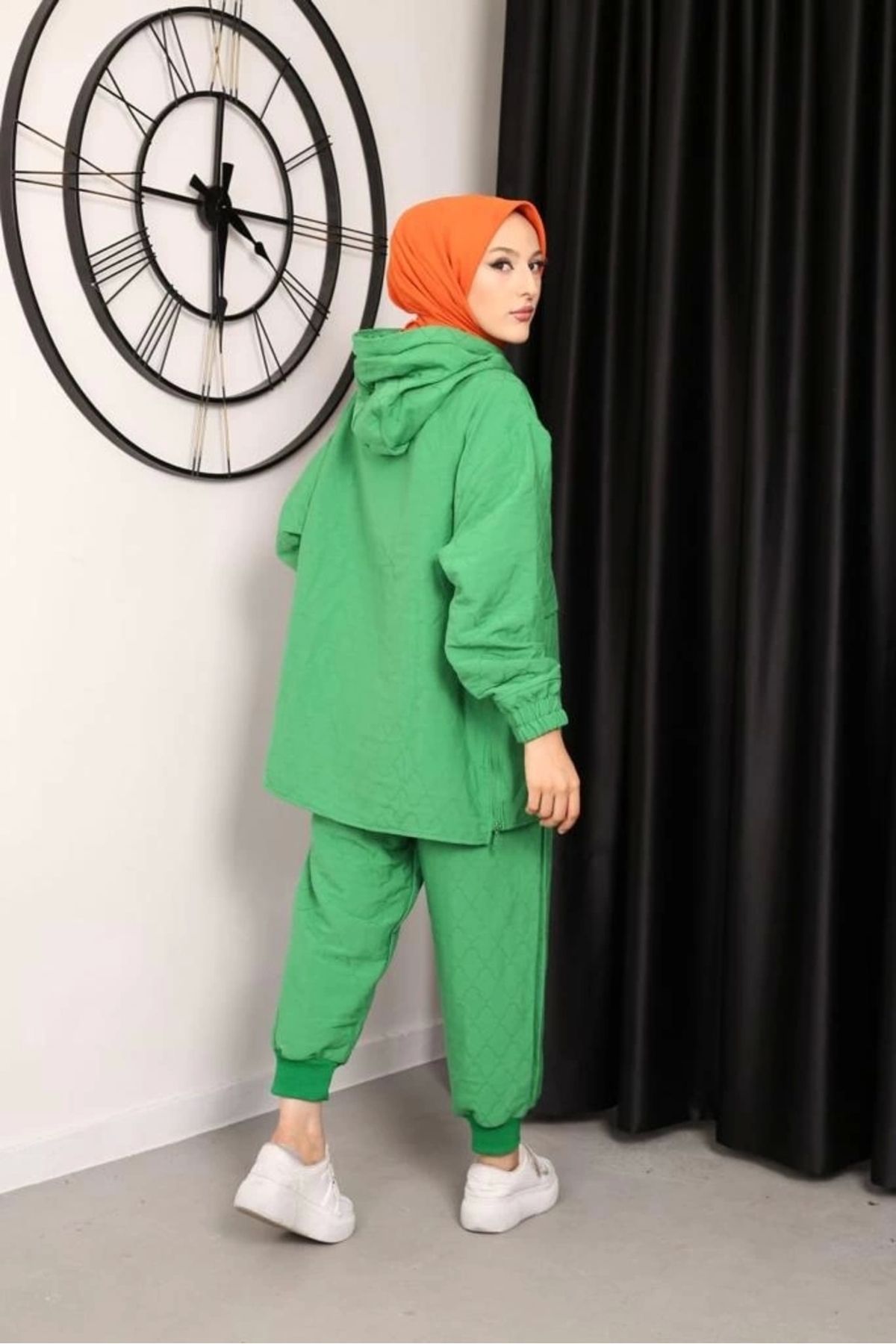 Green ladies tracksuit online