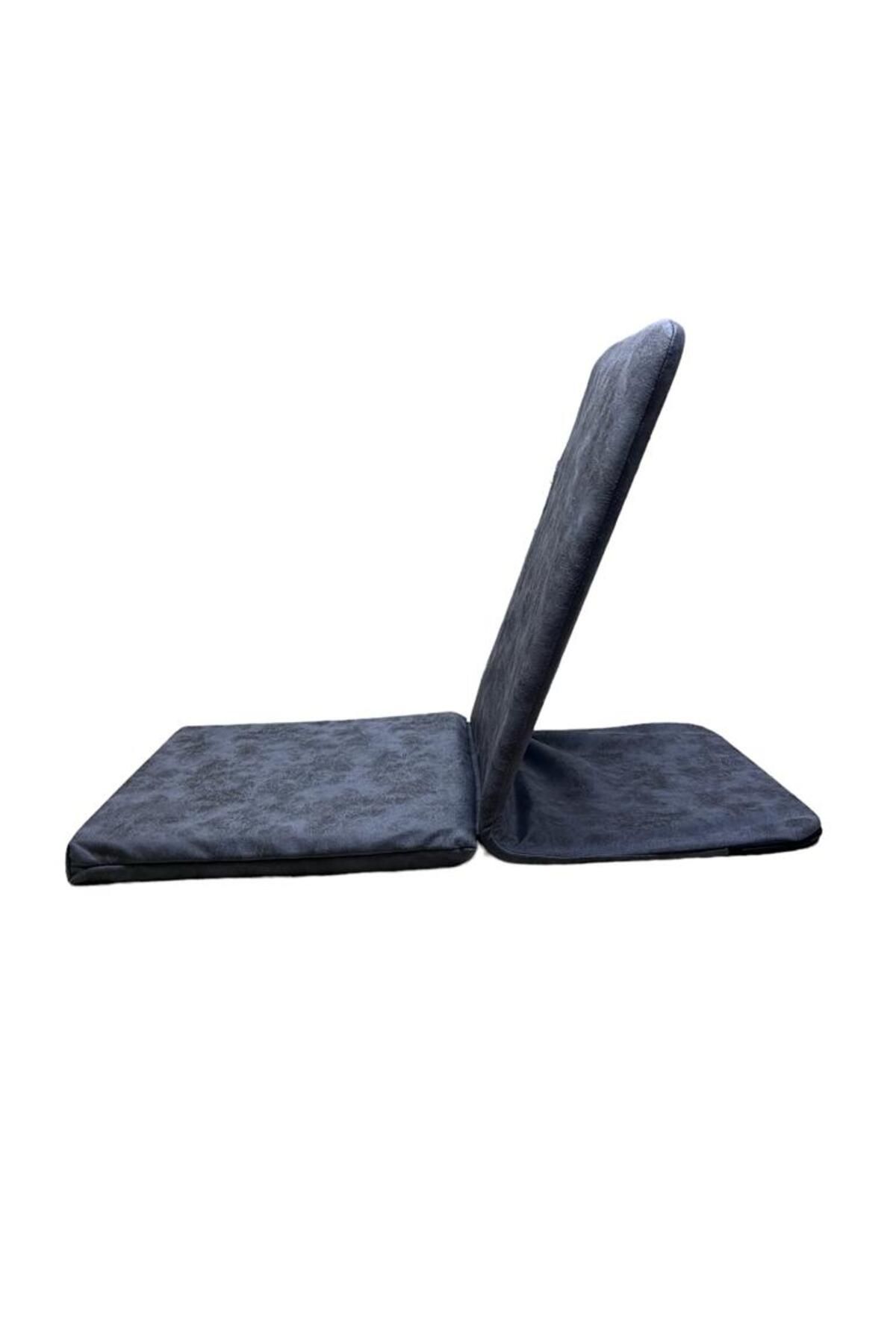 مت یوگا خاکستری صندلی مدیتیشن Backjack پشتیبانی از کوسن زمینی سری ویژه پارچه Luna REMEGE