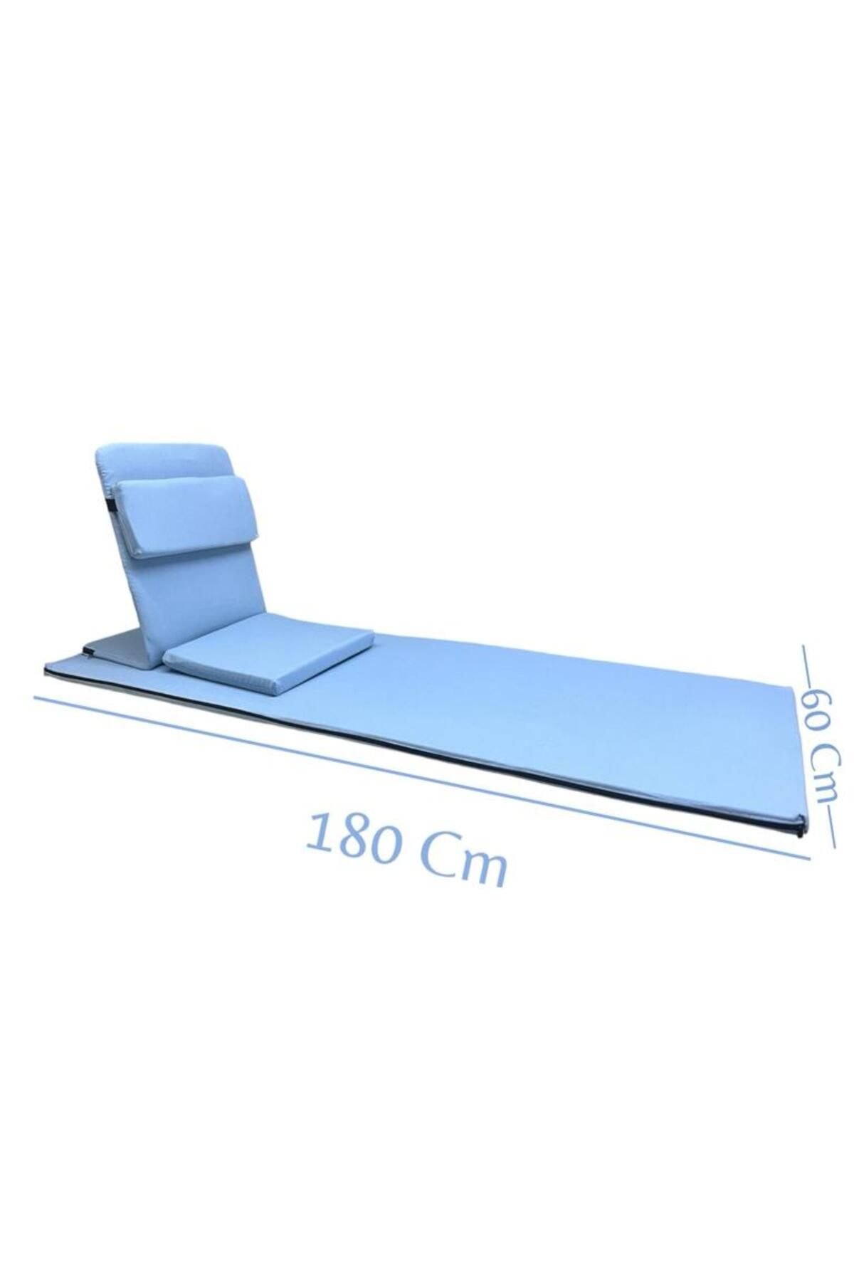 مت یوگا آبی صندلی مدیتیشن پشتیبان از کوسن زمینی پشتیبانی می کند + 60x180 پارچه MATT Backjack 3xl REMEGE
