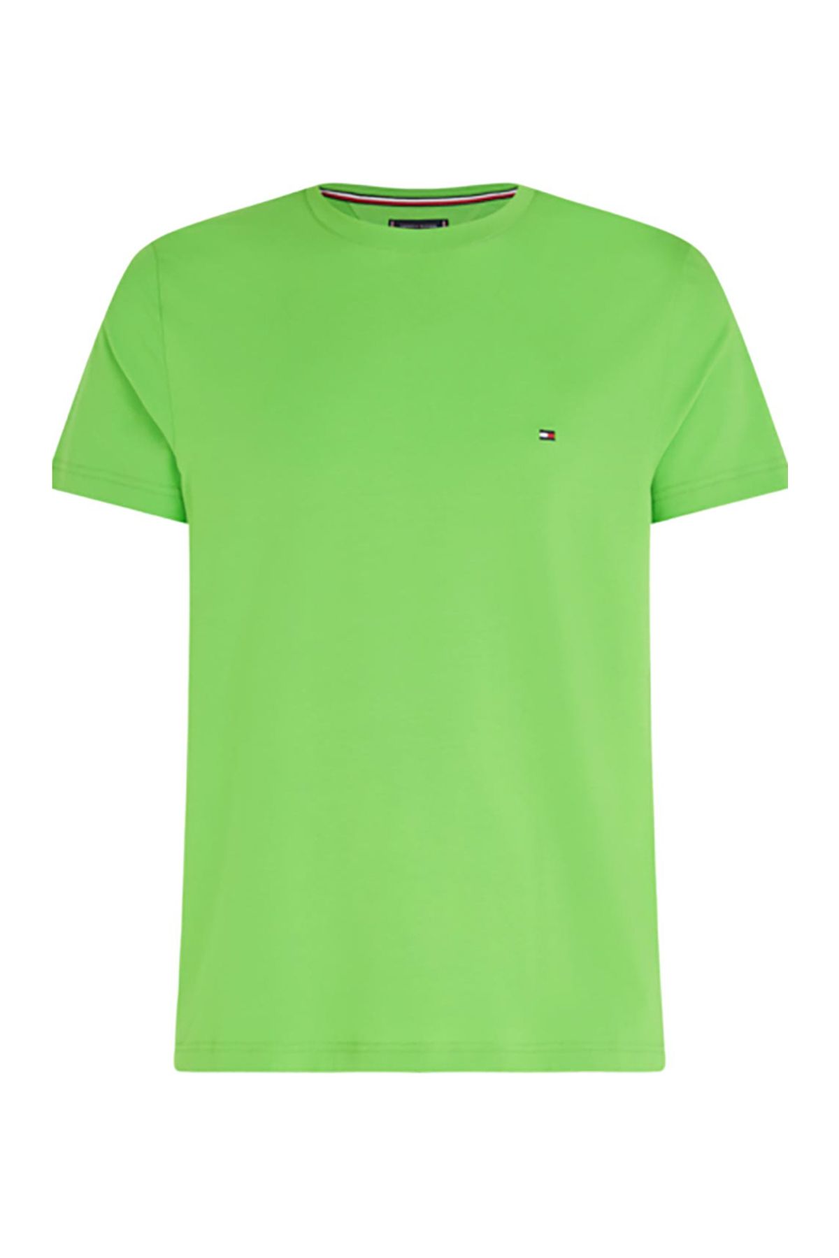 Green tommy hilfiger shirt hotsell