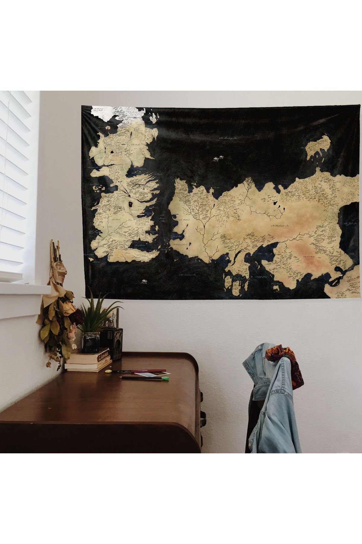 The Lucid Lab-Game Of Thrones Map Wall Cover - 100 Cm X 135 Cm 2
