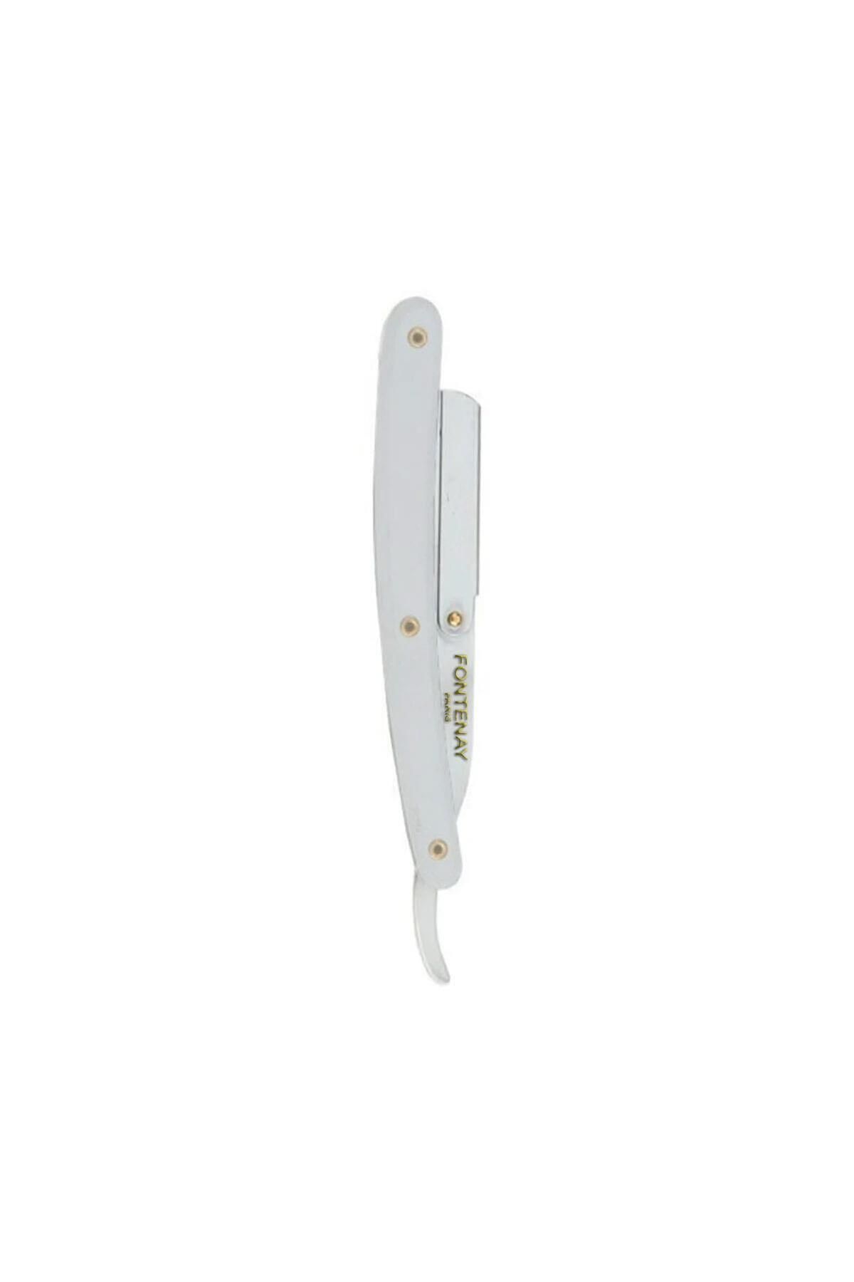 Fontenay-White Plastic Razor - Beard Razor with Cover and Attachable 2