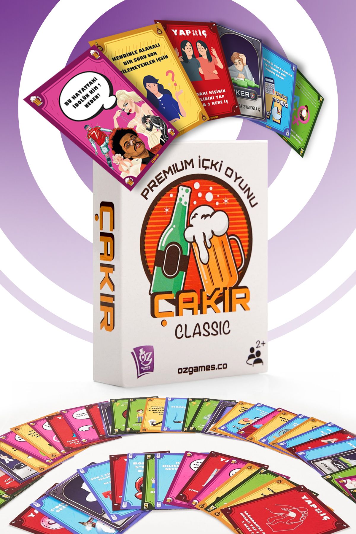 OZ Games-Cakir Premium Drinking Game| Shot Game| Party Game| Christmas Game| Card Game| 3