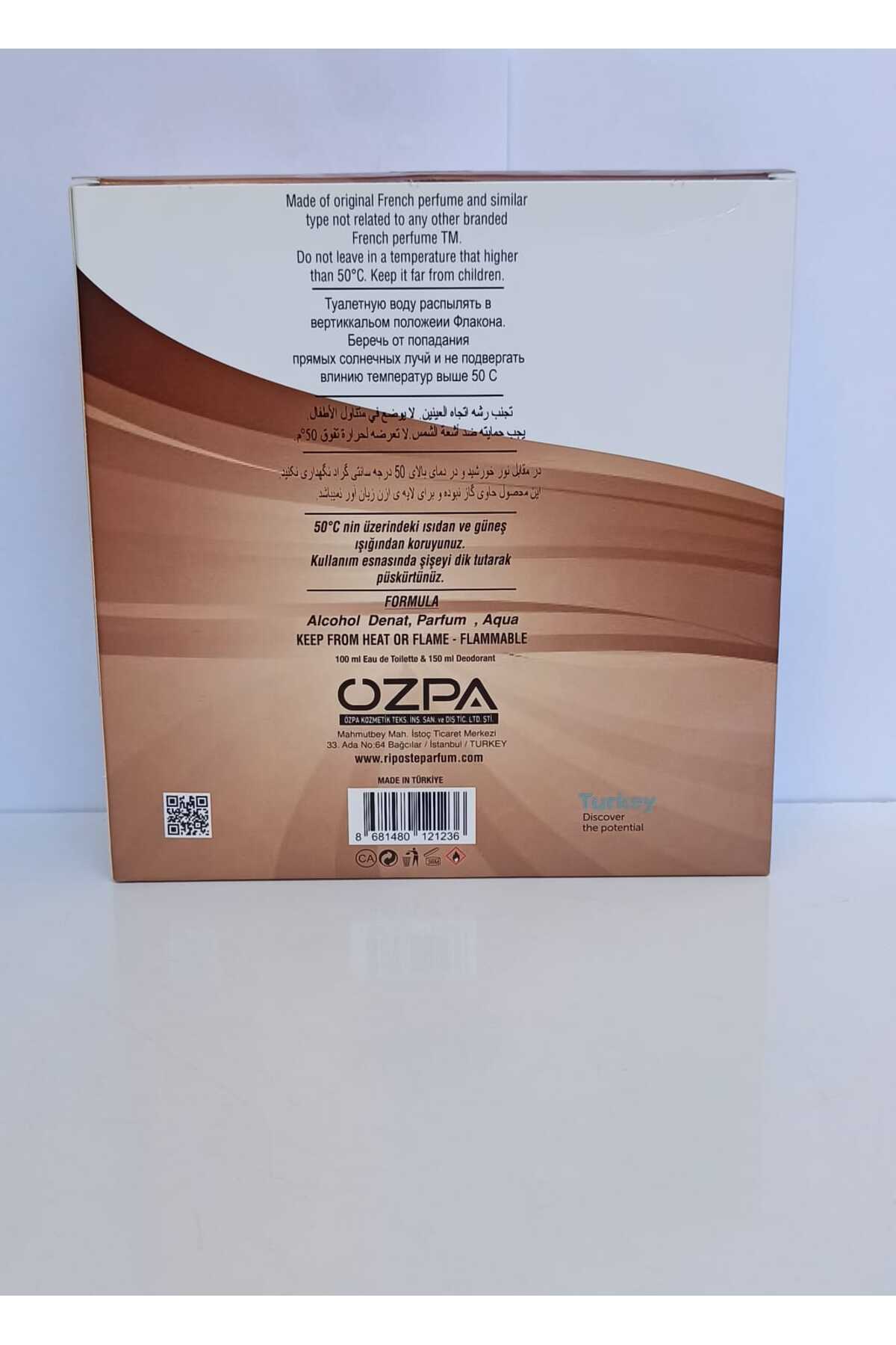Chocolate 100 ml Edt & 150 ml. Deodorant Seti — RİPCHOCSET — تصویر 2 از 2