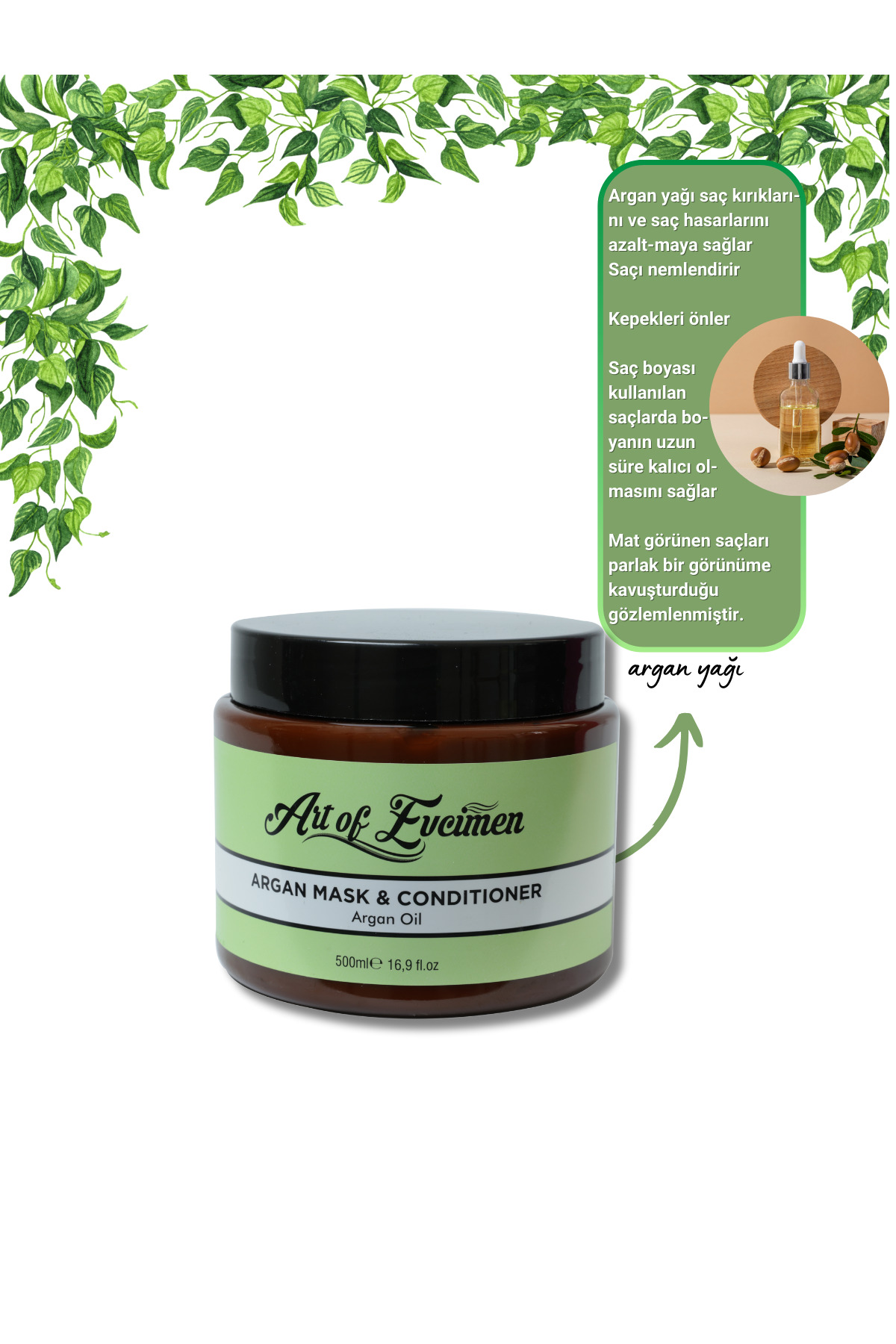 Tüm Saç Tipleri İçin Maske & Krem 500 ml — 4040 — تصویر 4 از 5
