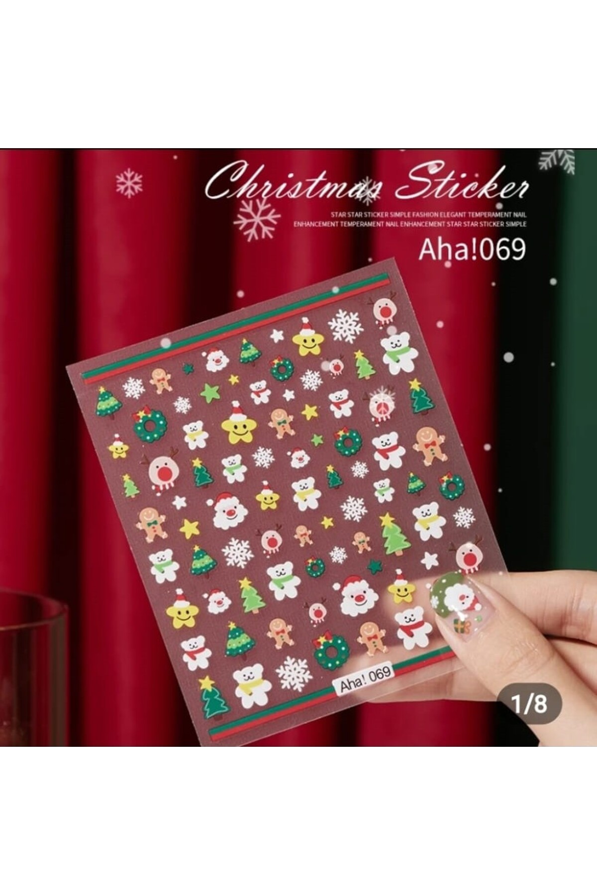 Born Pretty YILBAŞI / NEW YEAR STICKER 69