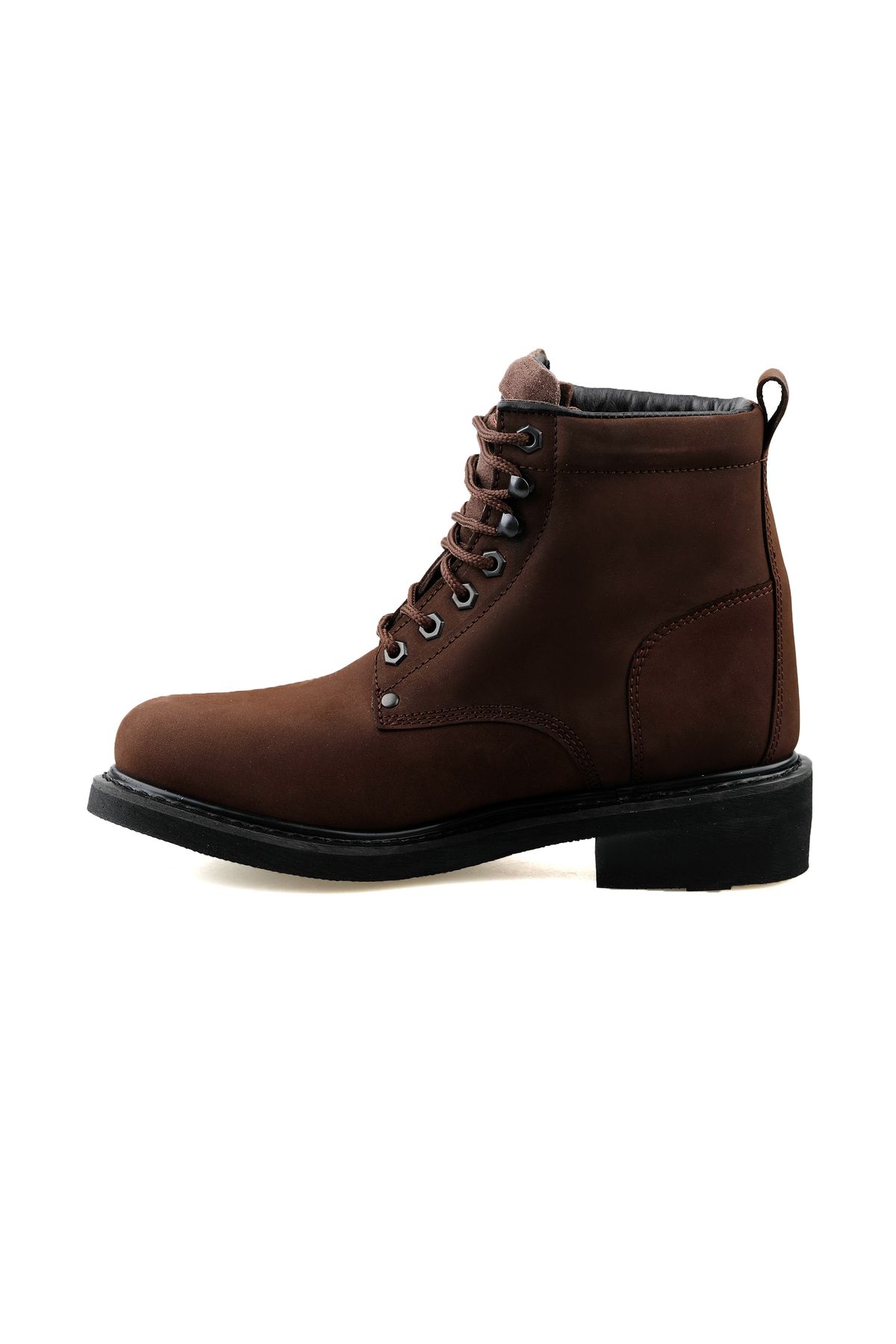 Dark brown deals leather boots