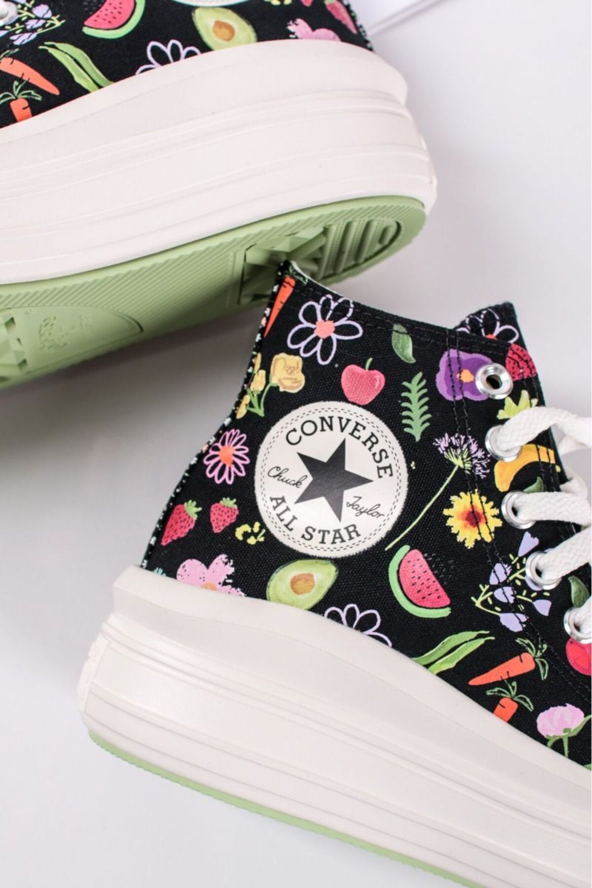 Converse Sneakers Multicolor Mid heels 5 9 cm Trendyol