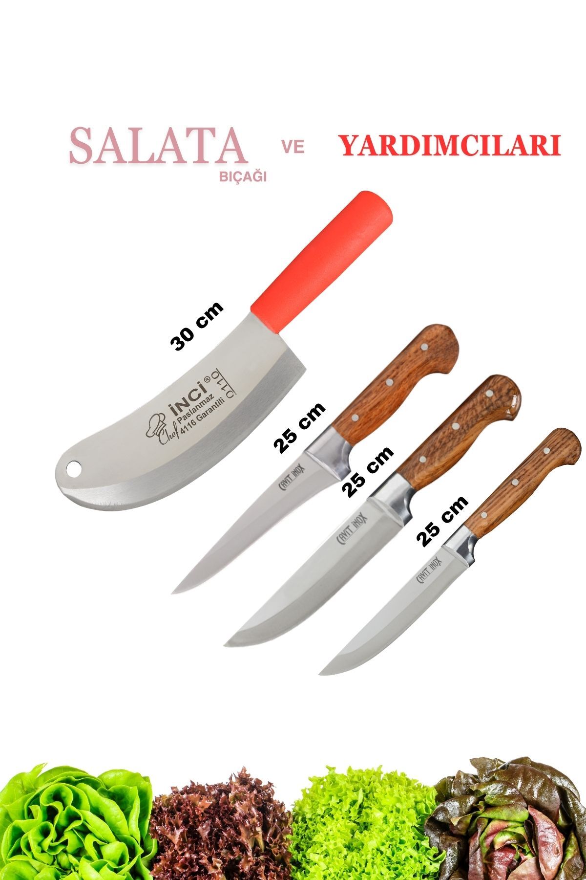 SALAD KNIFE SET 4 PAR.A
