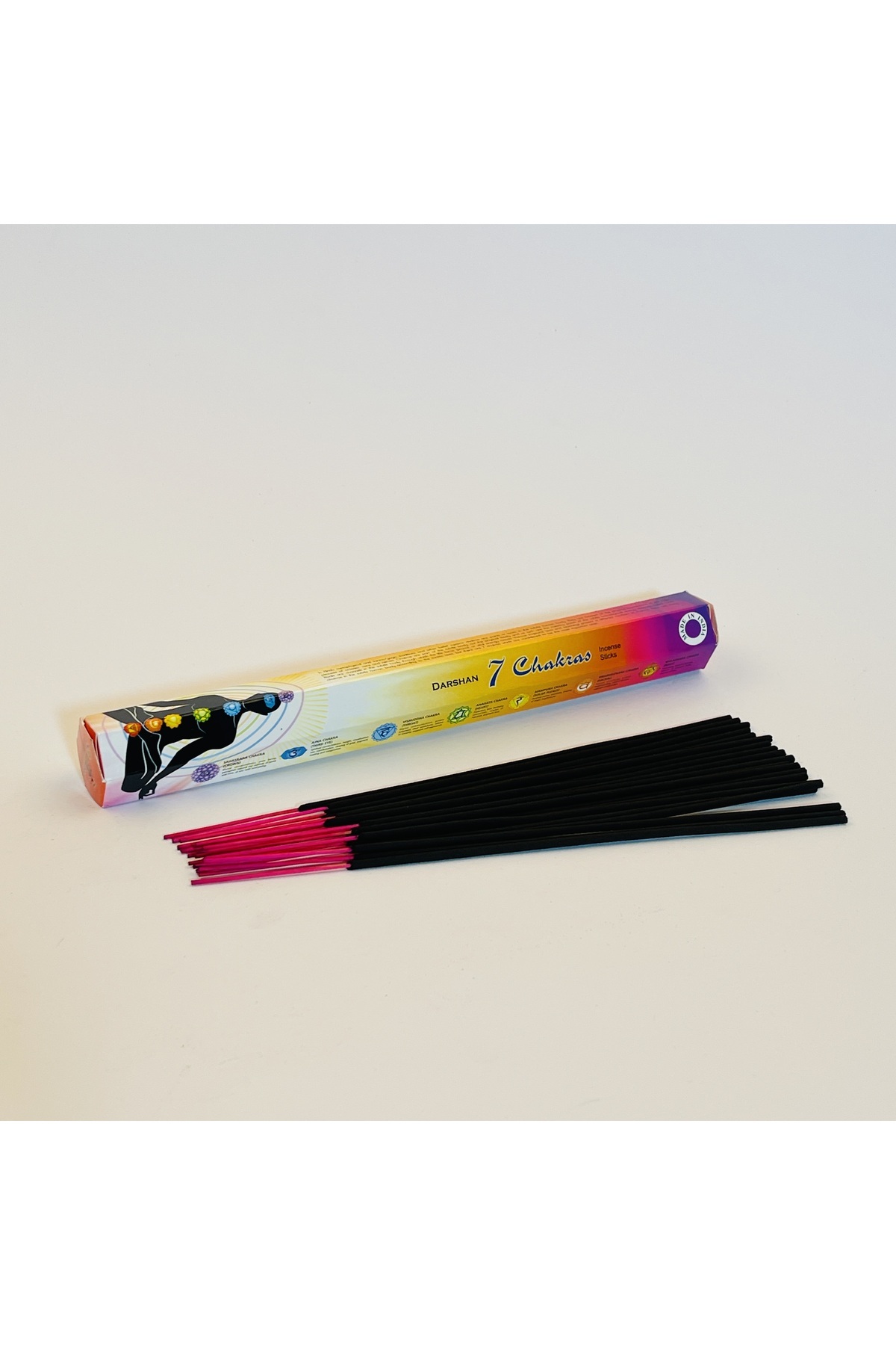 7 chakras Hexa 20 Stick Incense (Burning Time Up to 1 Hour)