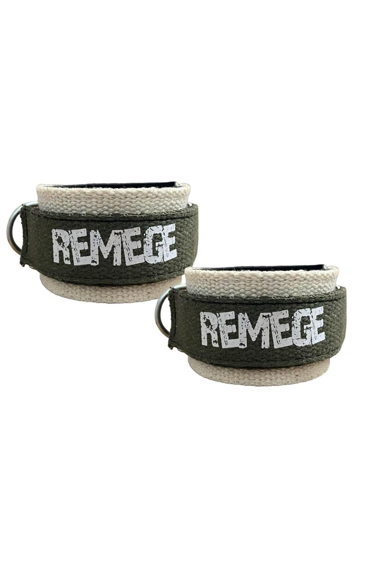 تجهیزات تمرینی سفید نوار مچ پا بند D Ring دستگاه کشش مقاومت در برابر تنظیم تایر 2 قطعه REMEGE