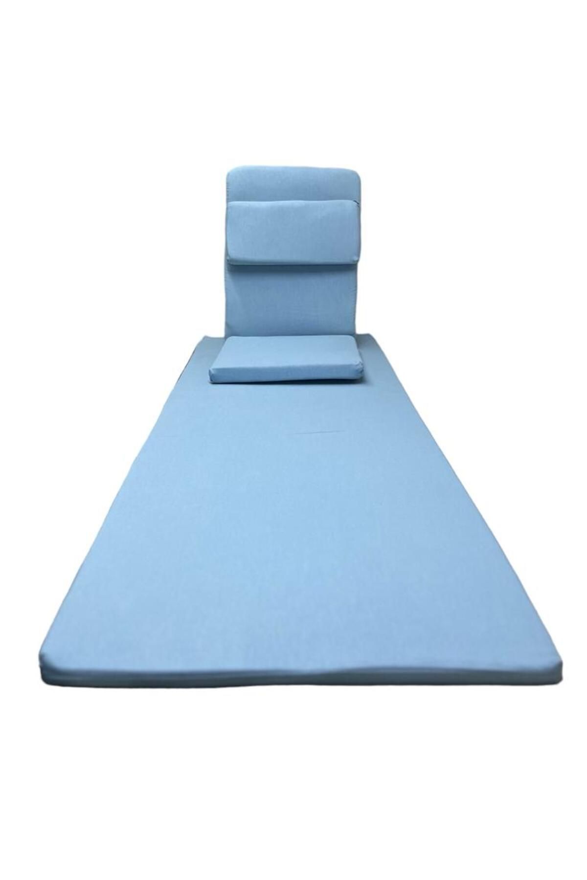 مت یوگا آبی صندلی مدیتیشن پشتیبان از کوسن زمینی پشتیبانی می کند + 60x180 پارچه MATT Backjack 3xl REMEGE