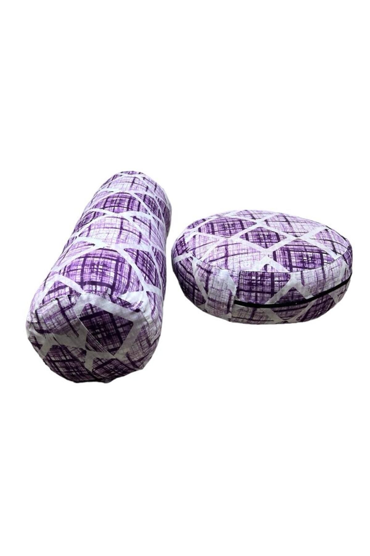 مت یوگا بنفش کوسن مدیتیشن و Bolster دو مجموعه REMEGE