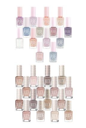 Synee Oje Pure 14 - Nude 16 Full Set (30 ADET) SYNEE-PNS