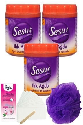 Ilık El Ağdası 250 Gr X 3'lü Set + 2mt Bez + Lif İakavanozset-17