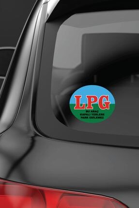 Araba Lpg Sticker | Lpg Li Araç Sticker | Lpg Etiket STC61