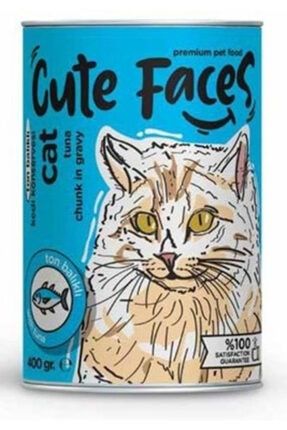 Ton Balıklı Parça Etli Soslu Yetişkin Kedi Konservesi 400 Gr (6'lı Paket) mavi