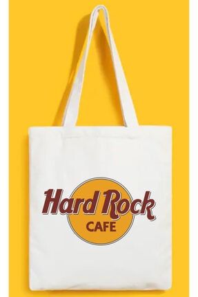 Hard Rock Basklı Ham Bez Çanta TEU0011