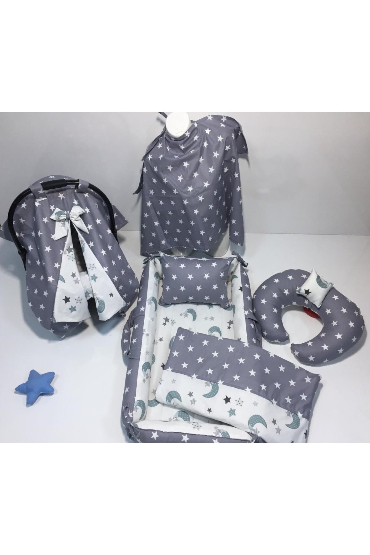 Balamira Koyu Yıldız Yeşil Ay 6 Parça Süper Kombin