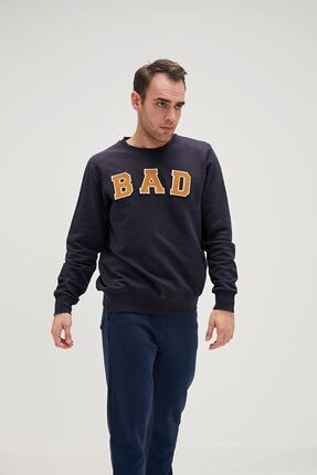 Bad Convex Erkek Lacivert Sweatshirt 19.02.12.003-C07