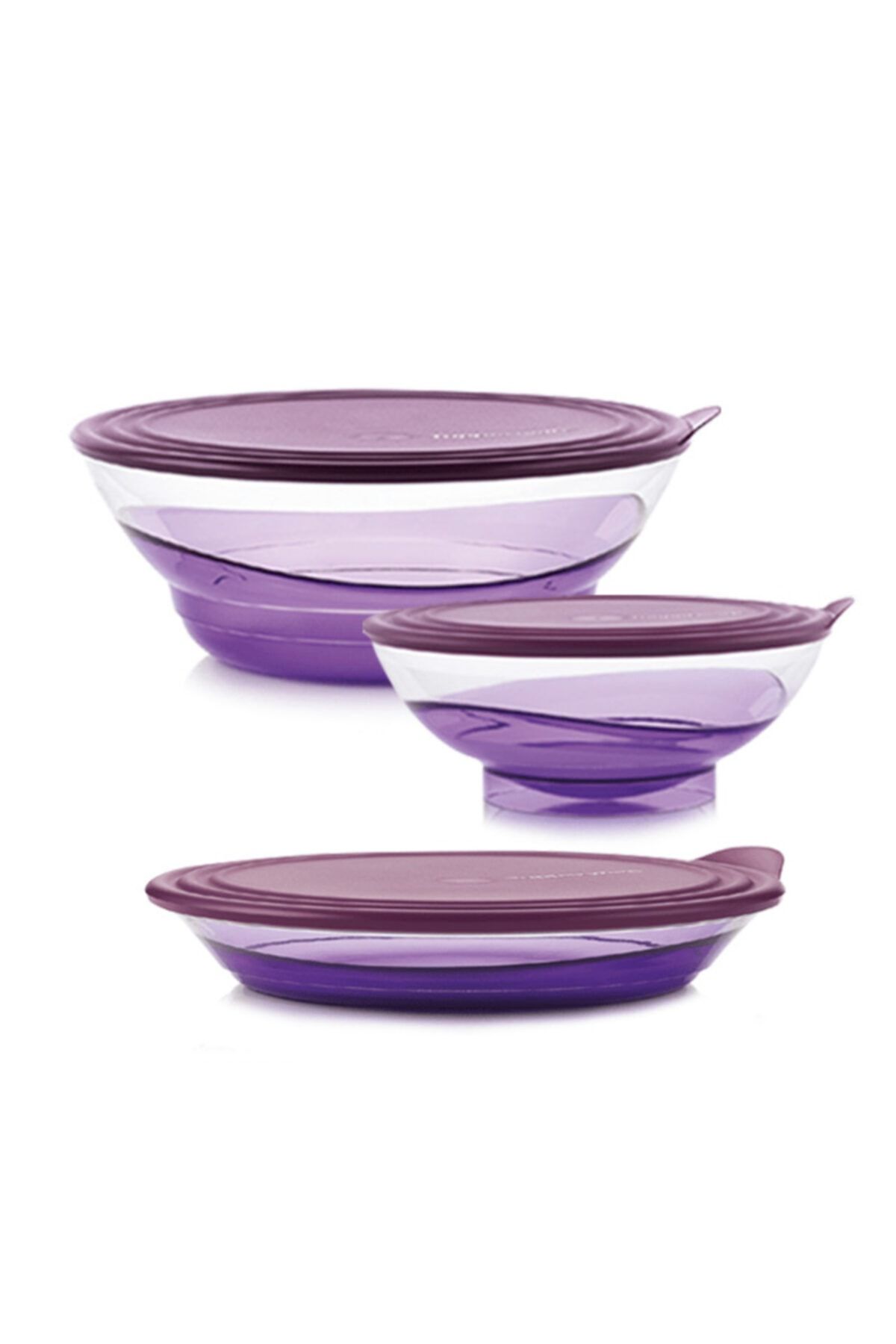 Tupperware-3-Piece Drop Set Stylish Designed Storage Container) 1