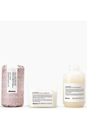Love Curl Dalgalı Saçlar Için Bakım Seti Şampuan+krem+ Curl Building Bukle Yapılandırıcı Serum lovecurlset