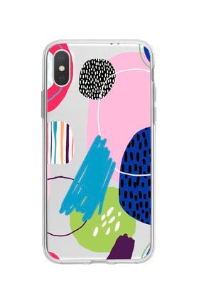 Iphone Xs Max Uyumlu Art Design Desenli Premium Silikon Kılıf IPHXSMAXSSANTASREN