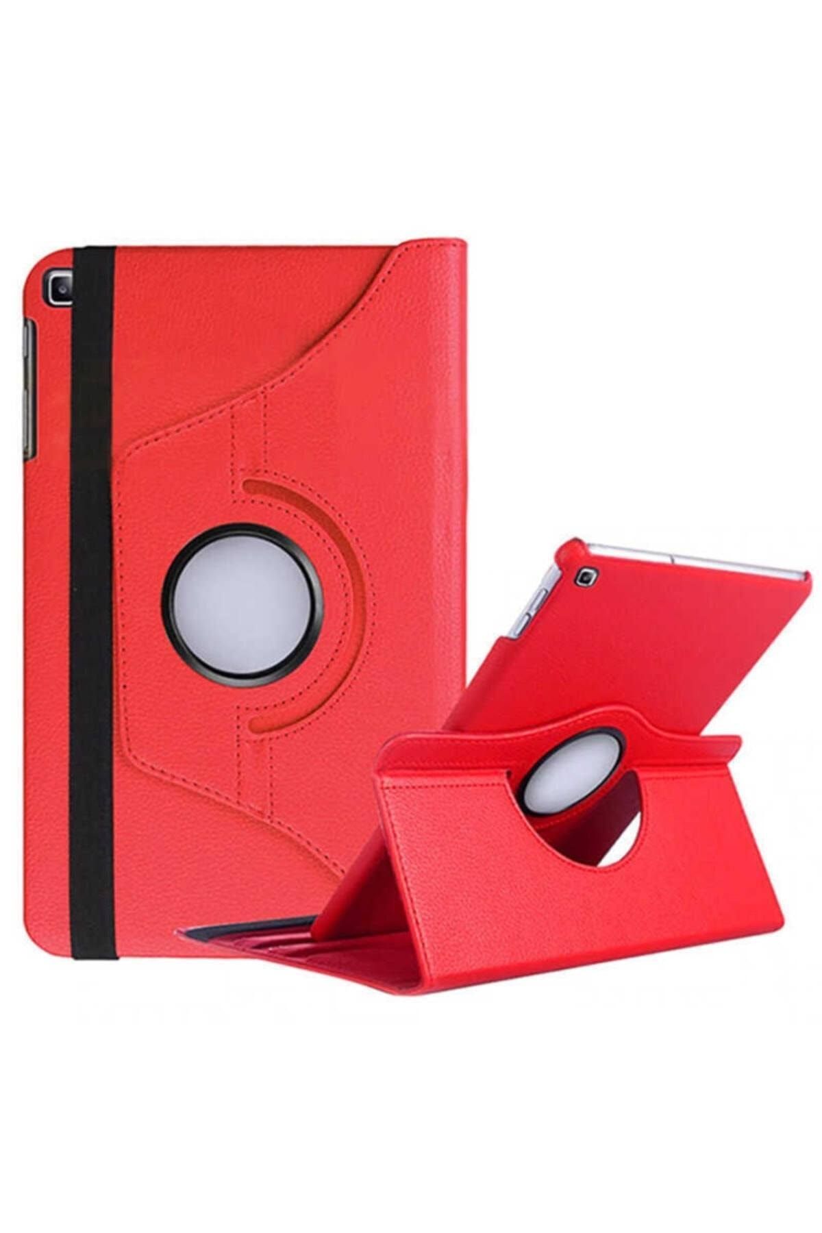 KZY İletişim-Samsung Galaxy Note 10.1 N8000 Tablet Case with Rotatable Stand - Red 1