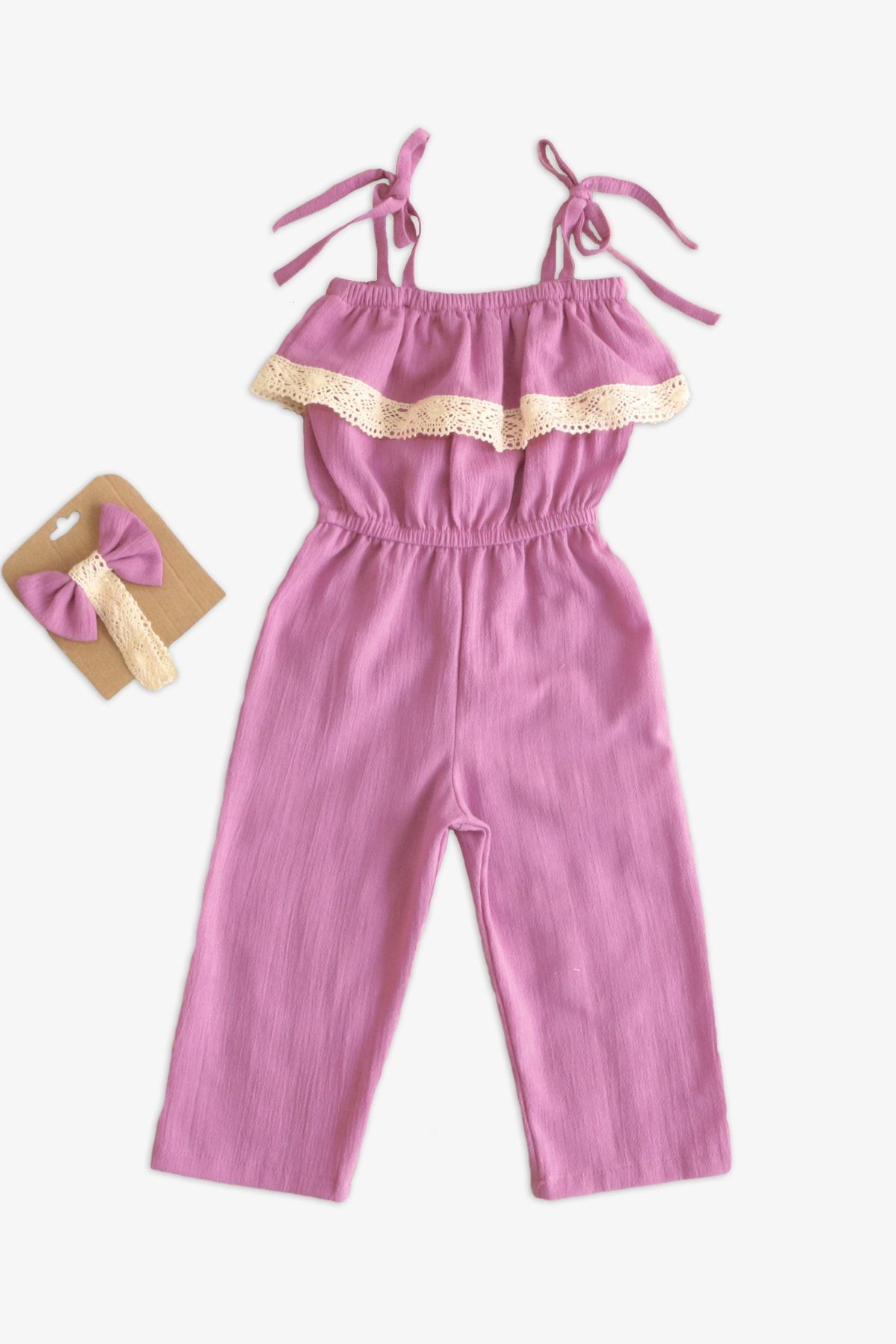 Pink jumpsuit for kids sales