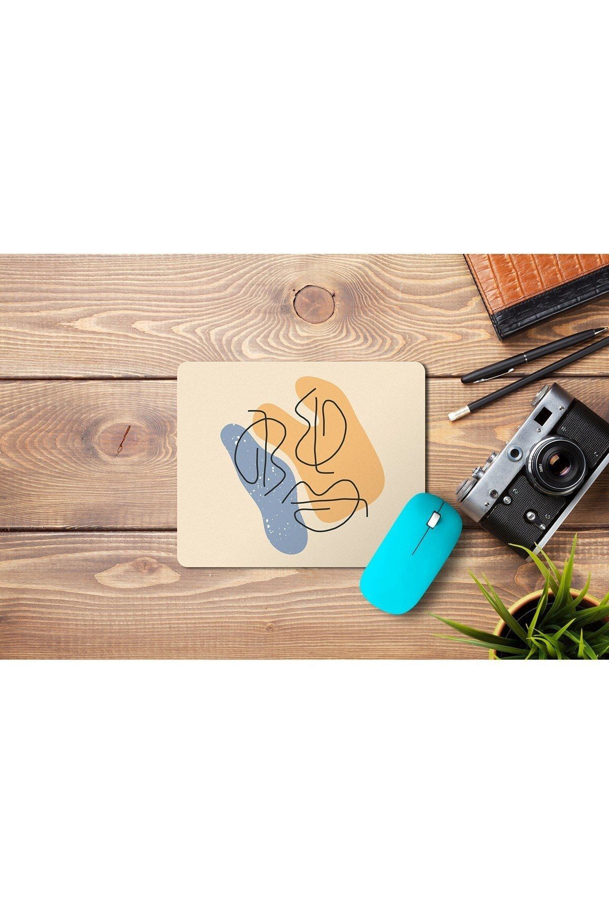 WuW-Abstract Design Rectangular Anti-Slip Base Mouse Pad 2