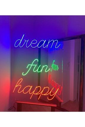 Dream Fun Happy Neon Led Tablo NND1032