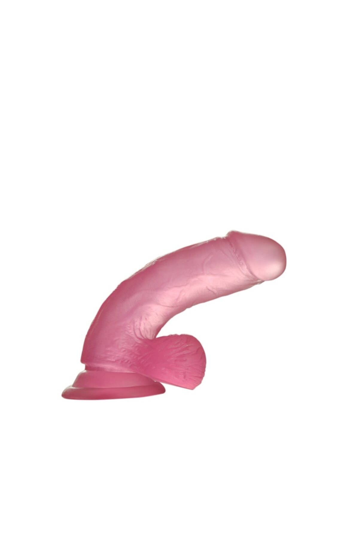 Jelly Studs Jel Doku Pembe Dildo 15 cm 4