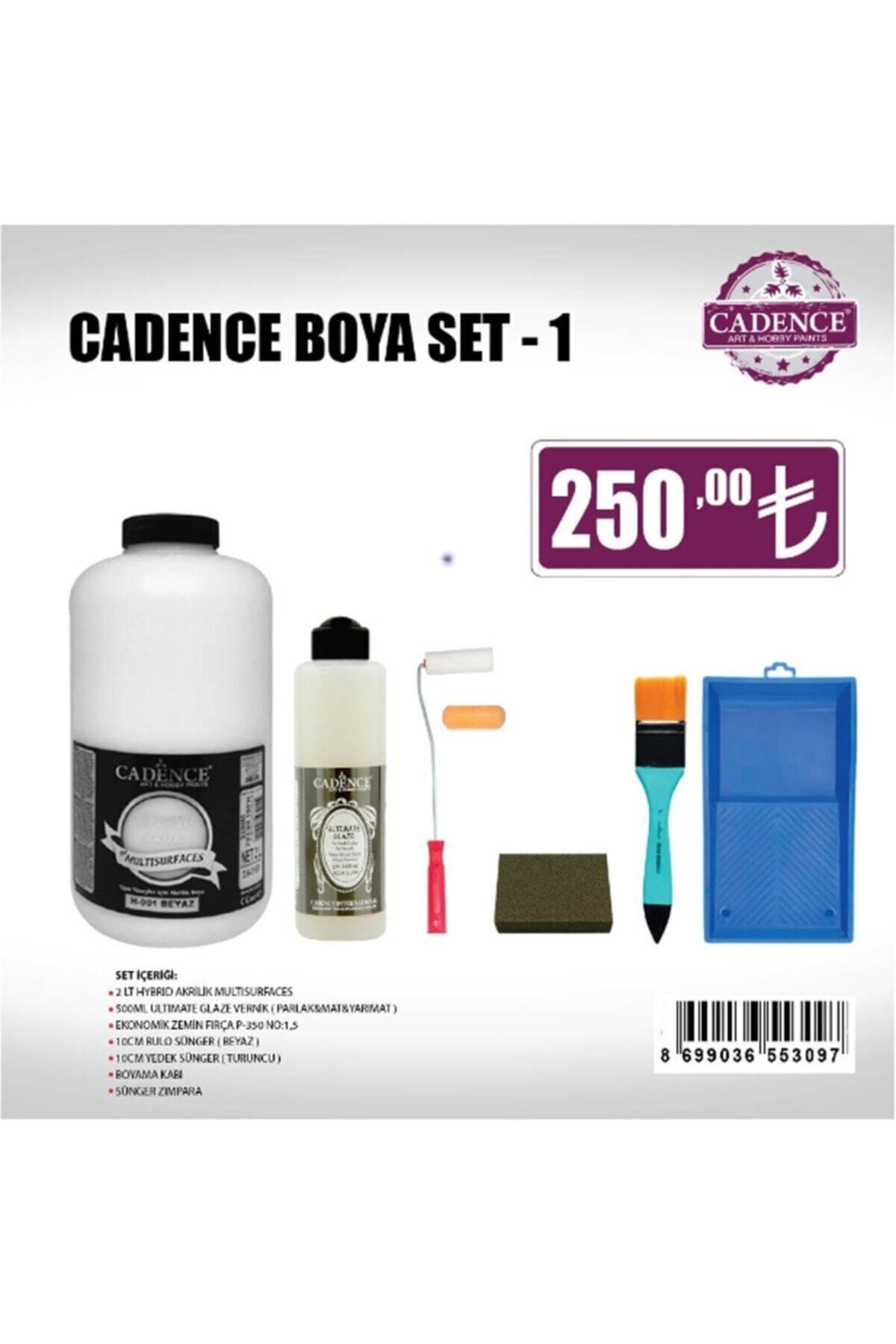 cadence 2 litre beyaz boya 500 ml ultimate kalin sir vernik set fiyati yorumlari trendyol