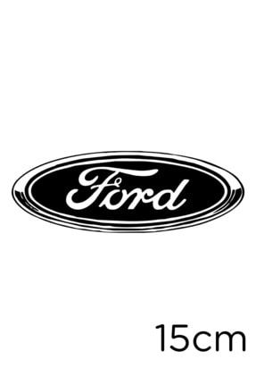 Ford Yazısı Ve Logosu Sticker Yapıştırma 15cm - Siyah 15CM-STK3121
