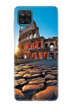 Samsung Galaxy A12 Kılıf Baskılı Kamera Korumalı Silikon Kilif - Roma a12.tipa85
