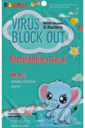 Virüs Block Out Çocuklar Için Giyilebilir Ve Taşınabilir Hava Dezenfektanı Mikrop Savar Virüs Savar Virus Buster/Garying/Blocker Turkuaz