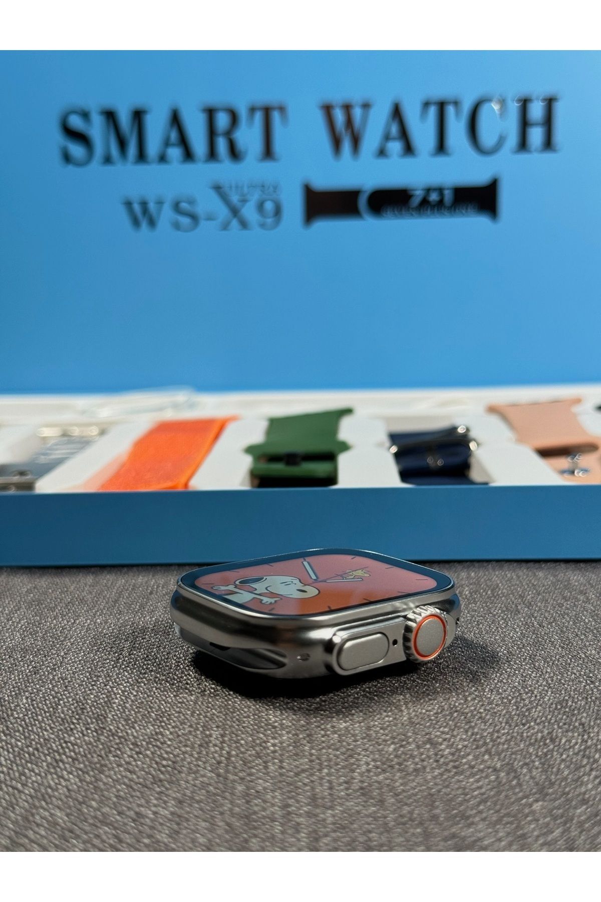 Wearfitpro Watch 8 ultra ws x9 7 kordonlu ak ll saat Fiyat