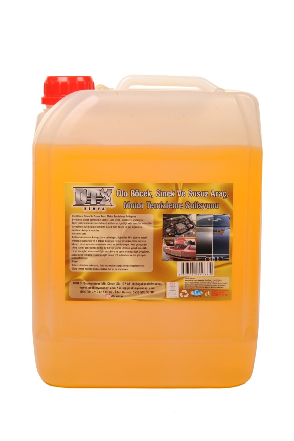 Susuz Motor Temizleyici 1/5 Konsantre 22/25 LT