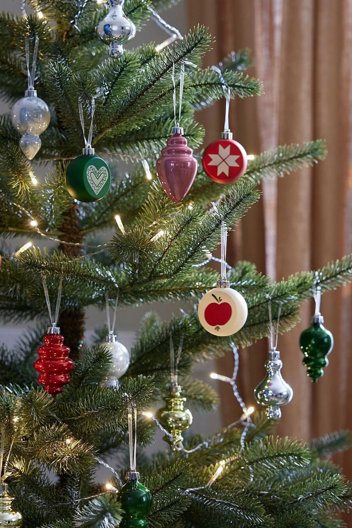 IKEA-VINTERFINT Tree Ornament, Mixed Colors, 6 cm, 4 2