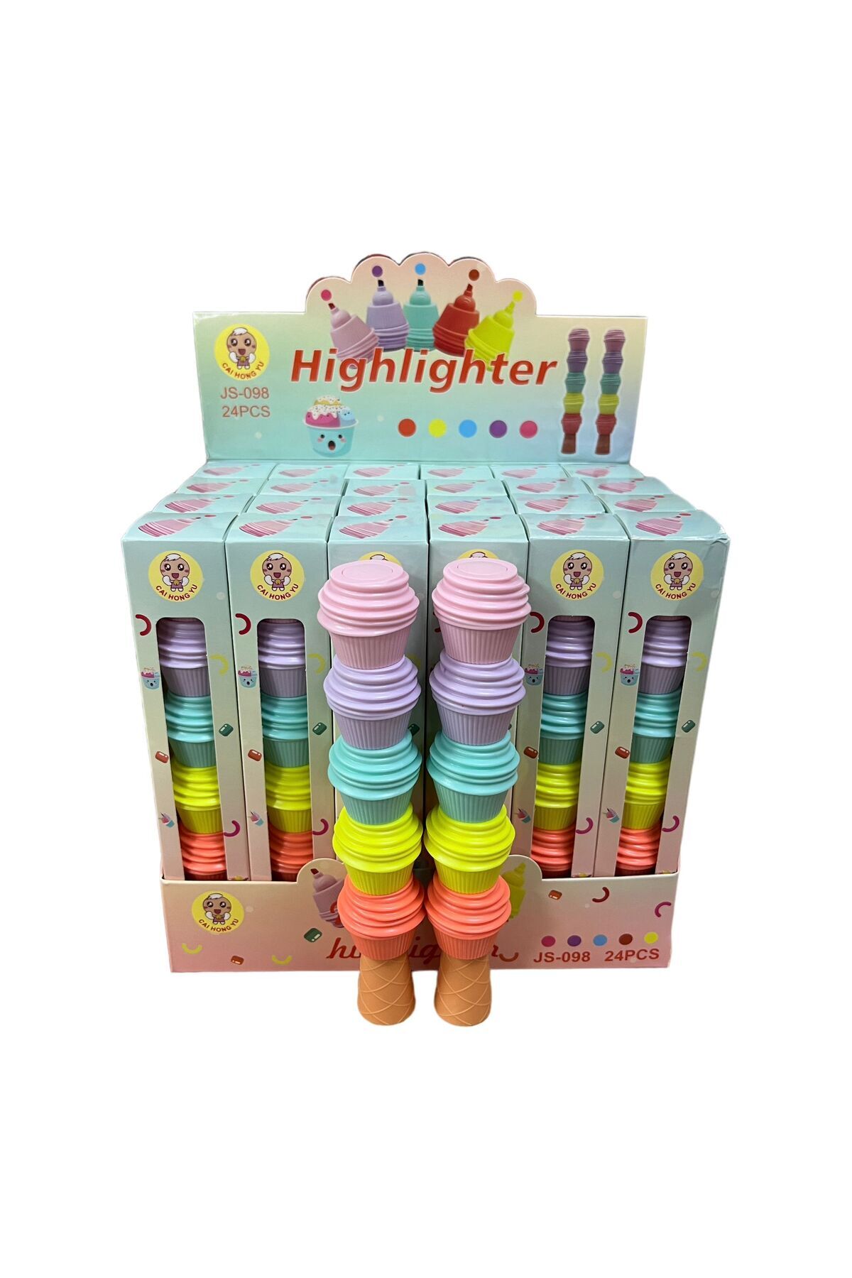 Modellino Şekilli Fosforlu Kalemler - Çeşit Seçmeli