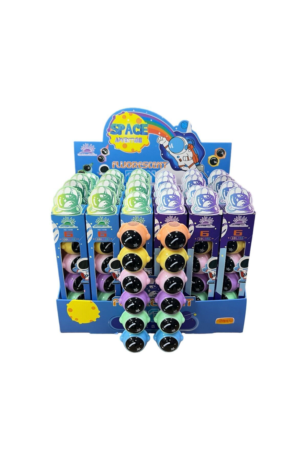 Modellino Şekilli Fosforlu Kalemler - Çeşit Seçmeli