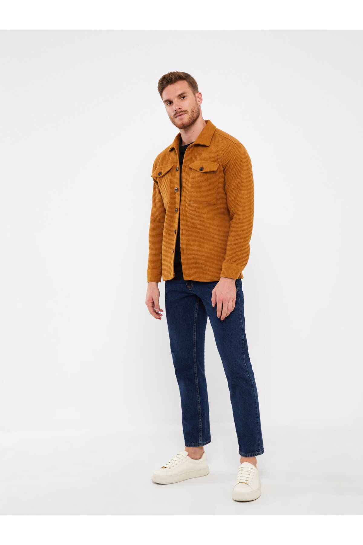 LC Waikiki-Herren-Hemdjacke – reguläre Passform, lange Ärmel 3