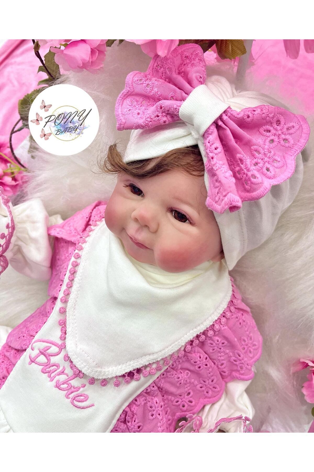 ست نوزادی دخترانه اکرو pony baby 'pony ile özel hisset' | PNY1708 اورجینال - تصویر 5
