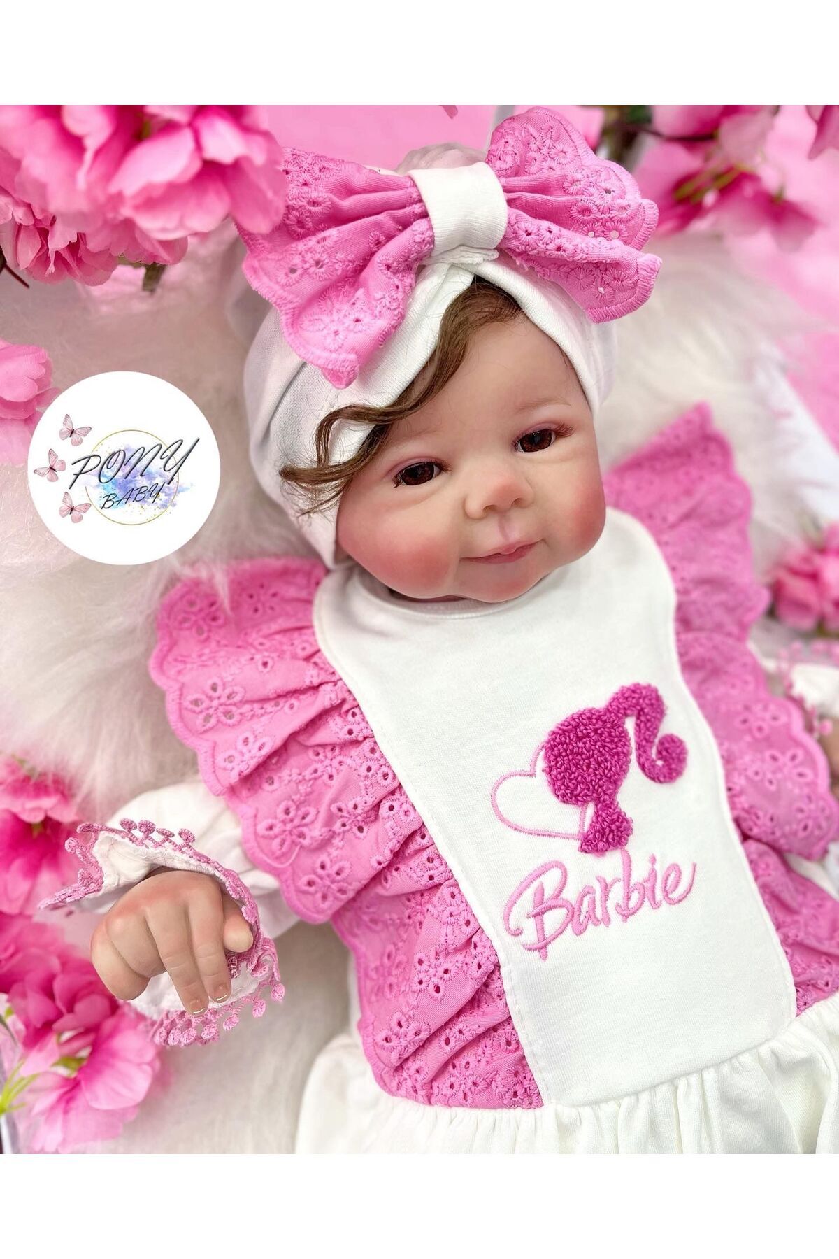 ست نوزادی دخترانه اکرو pony baby 'pony ile özel hisset' | PNY1708 اورجینال - تصویر 2