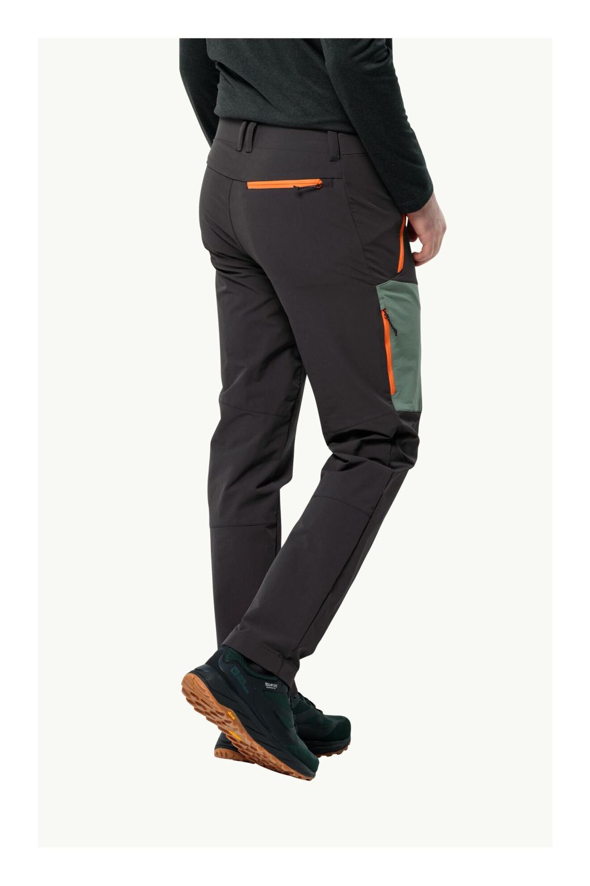 شلوار مردانه آنتراسیت در فضای باز شلوار زمستانی گلاستال Jack Wolfskin