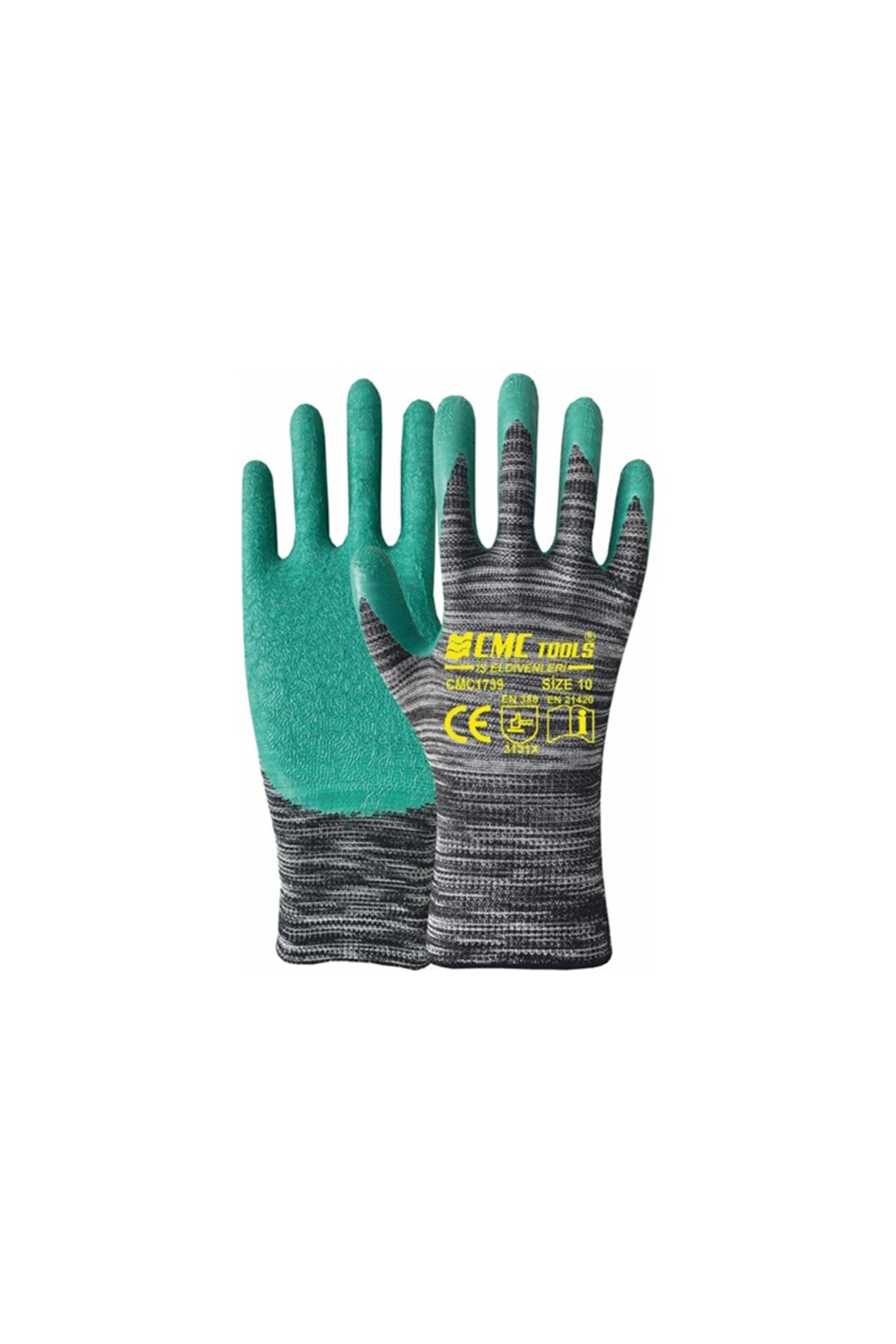 CMC Süper Latex Eldiven 10 Numara 1/2 Cmc1739 12 ADET