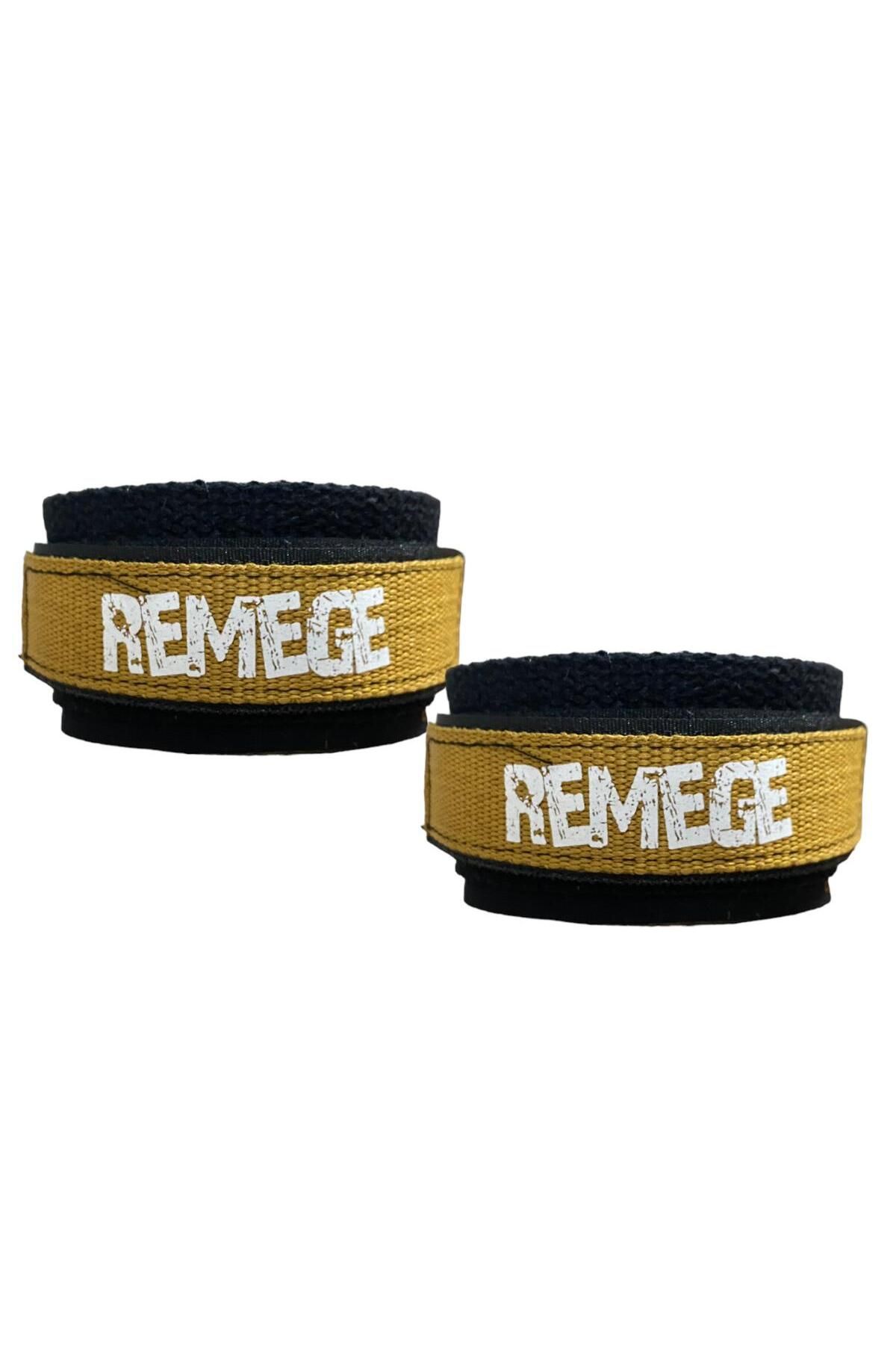 تجهیزات تمرینی طلایی نوار مچ پا بند D Ring دستگاه کشش مقاومت در برابر تنظیم تایر 2 قطعه REMEGE