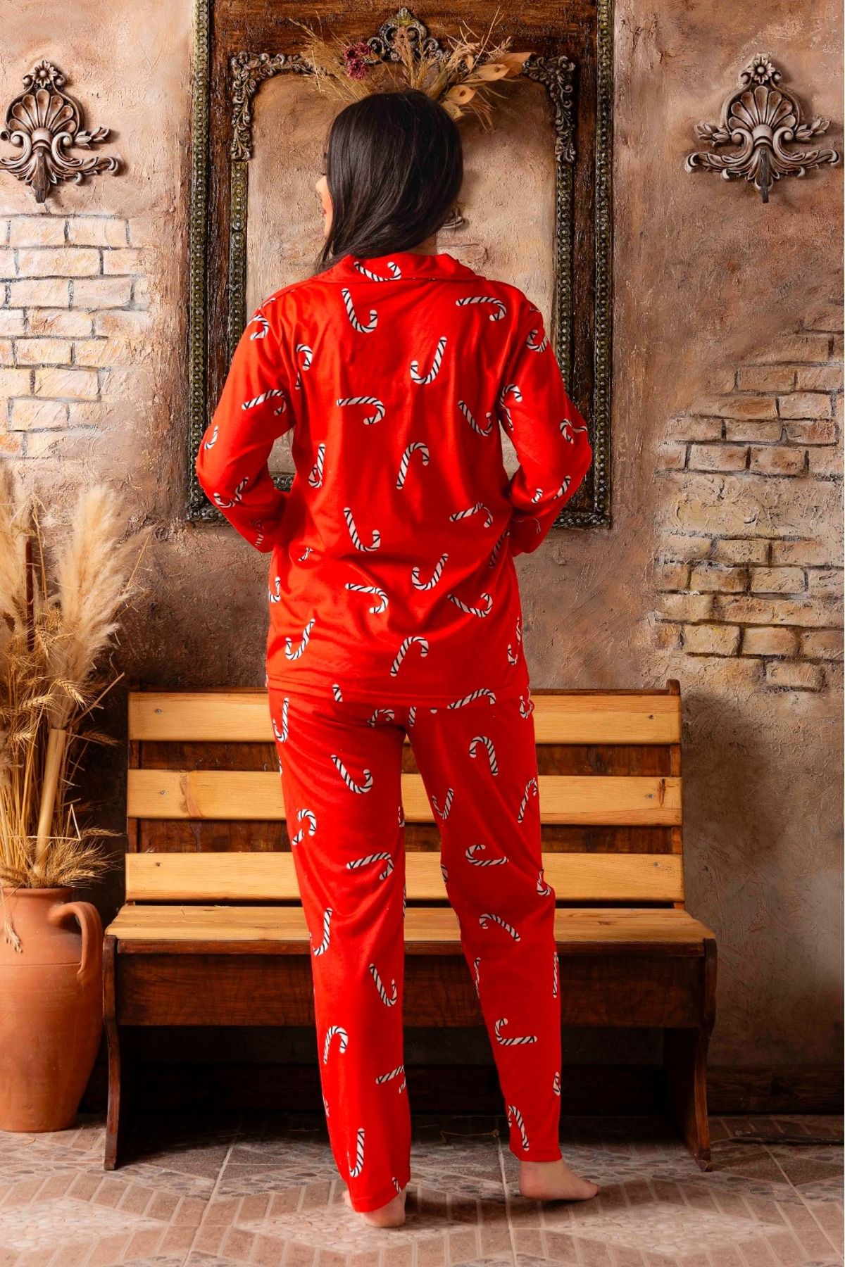 Solid shop red pajamas