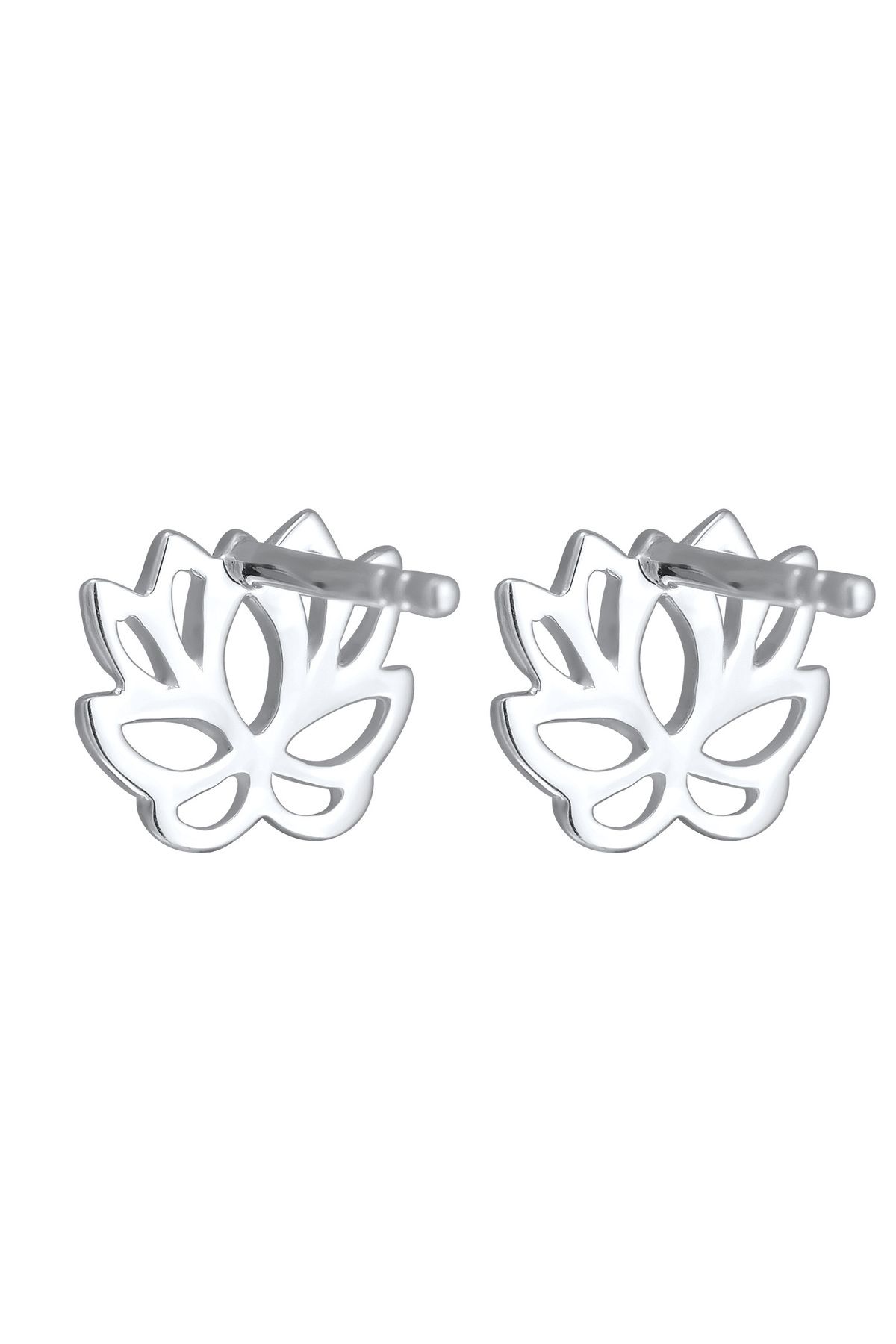 ELLI-Ohrringe Lotusblume Blume Blüte Lotus Talisman Silber 4
