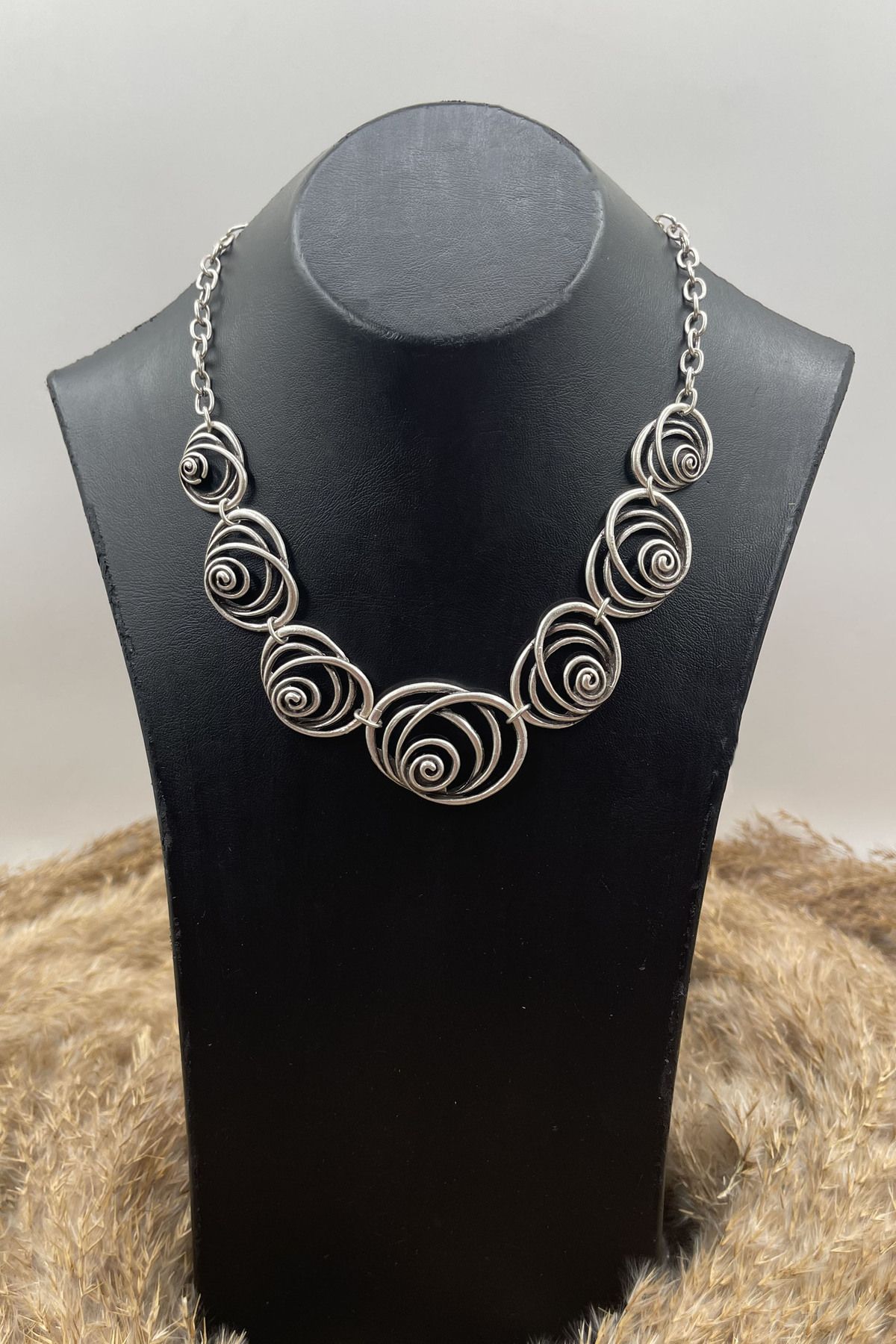 Silver plated necklace new arrivals